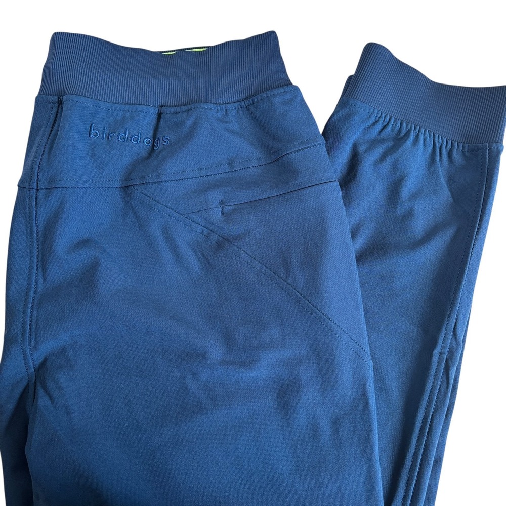NEW Bird Dogs Joggers Performance Pants Mens XL Navy Blue Stretch Pockets